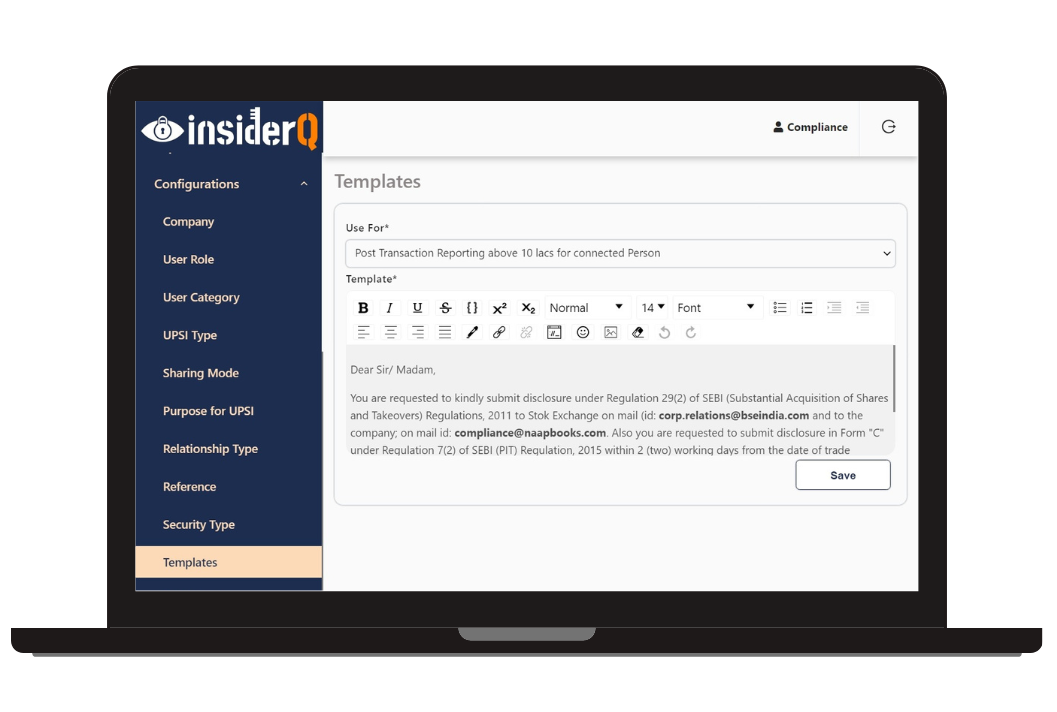 sdd software Communication Dashboard for UPSI